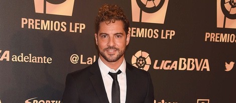 David Bisbal en la entrega de los Premios de la Liga de Fútbol Profesional 2014