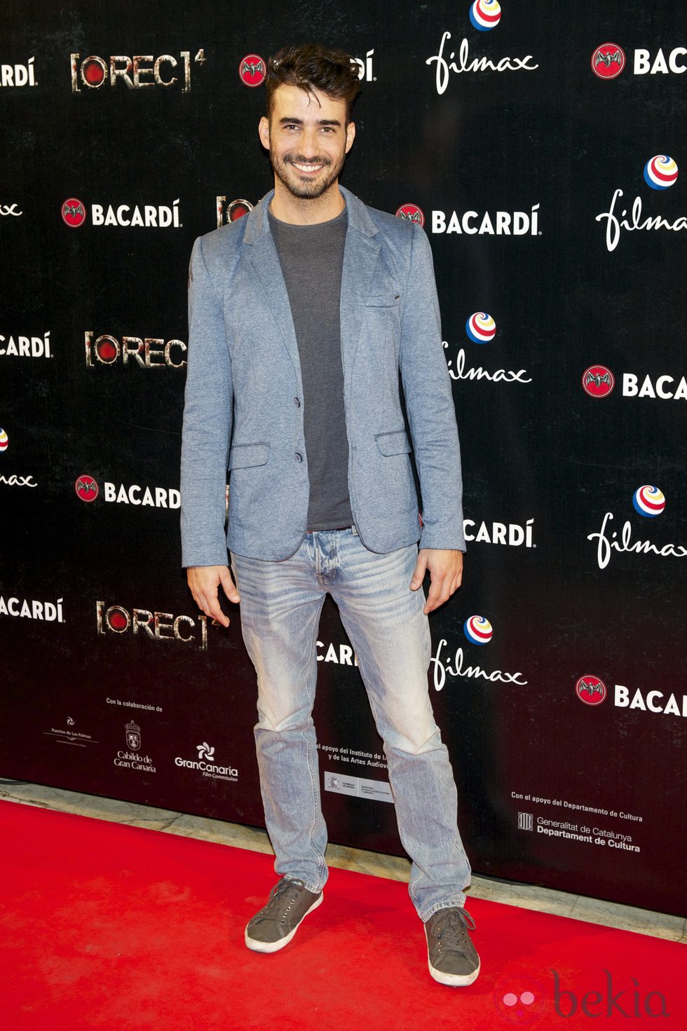 Israel Rodríguez en el estreno de 'REC 4' en Madrid