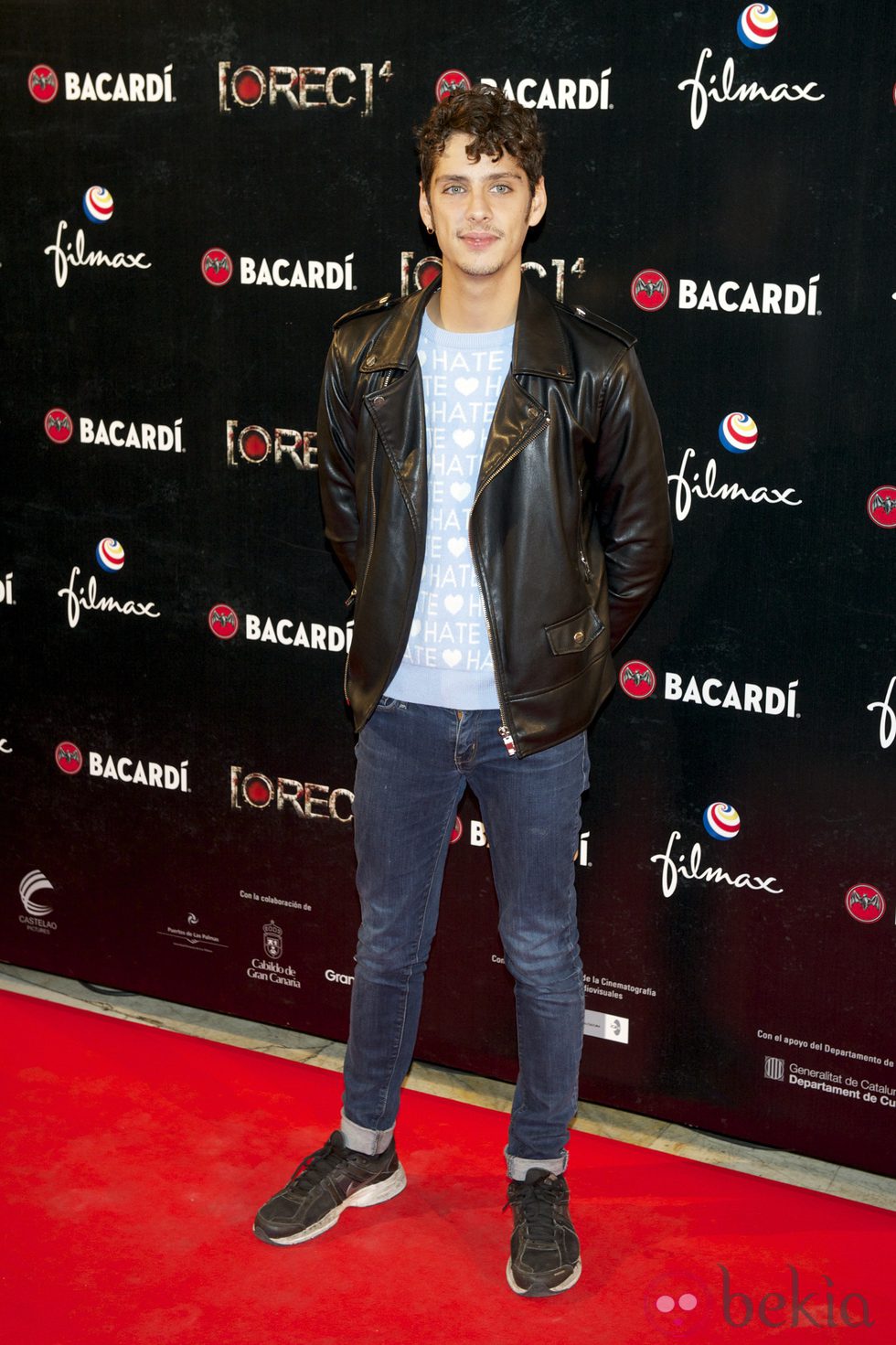 Eduardo Casanova en el estreno de 'REC 4' en Madrid