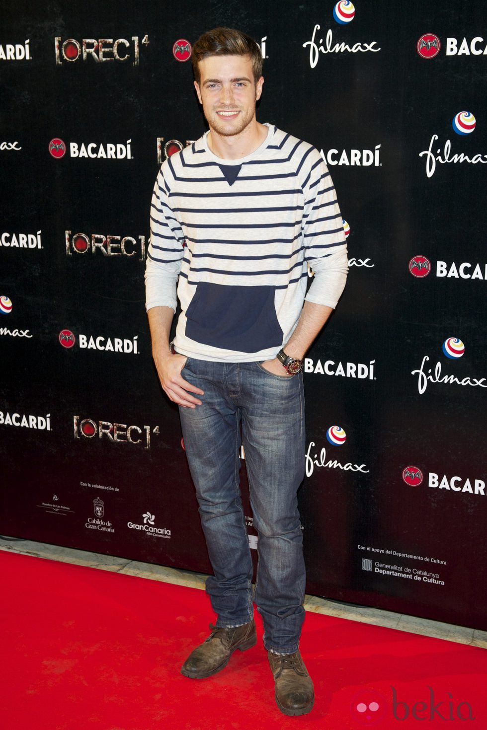 Raúl Merida en el estreno de 'REC 4' en Madrid