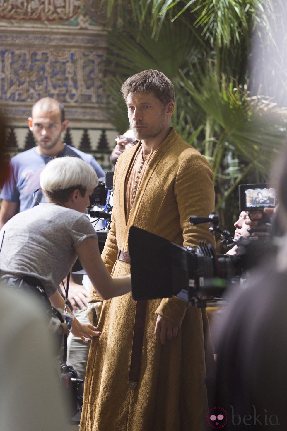 Nikolaj Coster Waldau en los Reales Alcázares de Sevilla