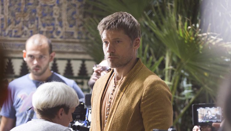 Nikolaj Coster Waldau en los Reales Alcázares de Sevilla