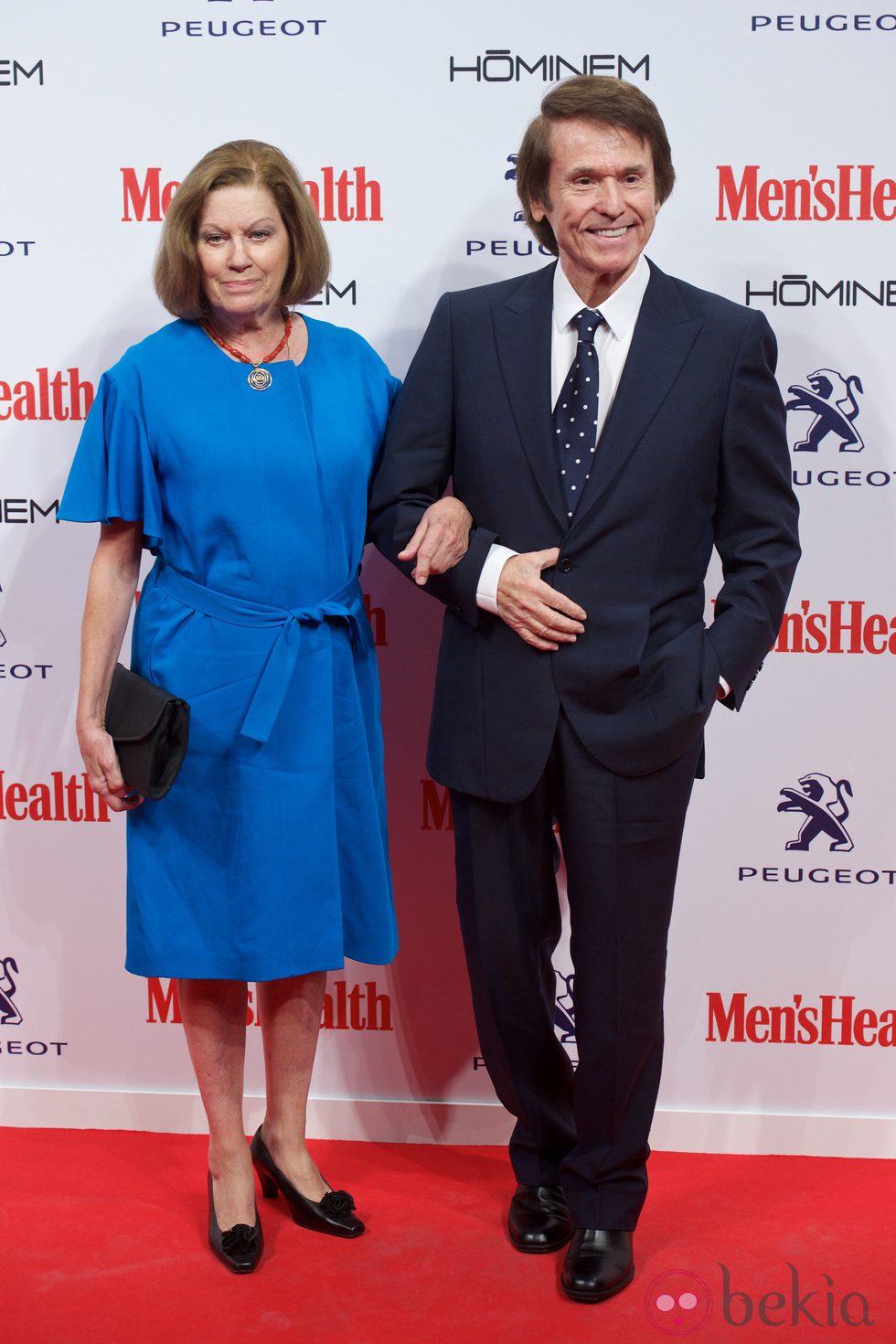 Raphael y Natalia Figueroa en la entrega de los Premios Men's Health 2014