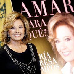 María Teresa Campos presenta su nuevo libro 'Amar ¿Para Qué?' en Madrid