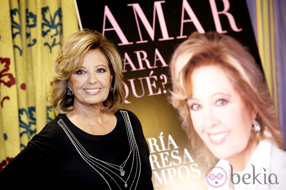 María Teresa Campos presenta su nuevo libro 'Amar ¿Para Qué?' en Madrid