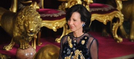 Ana Patricia Botín en la cena de gala ofrecida por los Reyes Felipe y Letizia a Michelle Bachelet