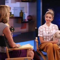 Sarah Hyland en el programa 'Good Morning America'