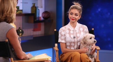 Sarah Hyland en el programa 'Good Morning America'