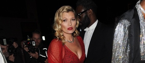 Kate Moss en la fiesta del 60 cumpleaños de Mario Testino