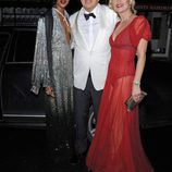 Mario Testino en su fiesta de 60 cumpleaños con Kate Moss y Naomi Campbell