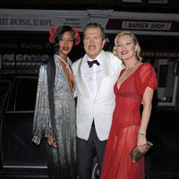 Mario Testino en su fiesta de 60 cumpleaños con Kate Moss y Naomi Campbell