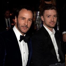 Tom Ford y Justin Timberlake en la 'AmfAR Inspiration Gala' 2014 en Hollywood