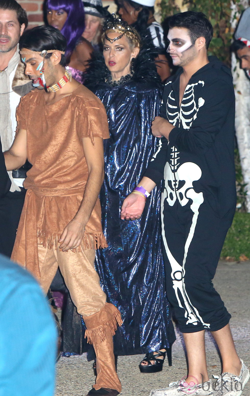 Rachel Zoe en una fiesta pre-Halloween en Los Ángeles