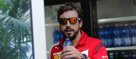 Fernando Alonso en Austin para disputar el GP de Estados Unidos 2014