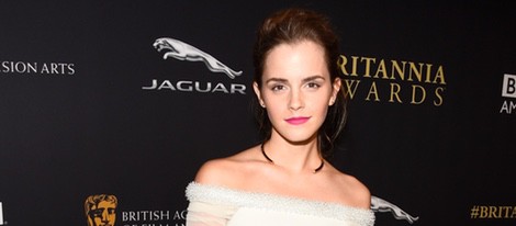 Emma Watson en la entrega de los Premios Bafta Britannia 2014