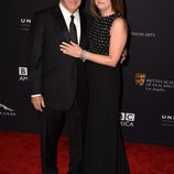 Dustin Hoffman y su mujer Lisa en la entrega de los Premios Bafta Britannia 2014