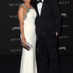 Salma Hayek y François-Henri Pinaut en la gala LACMA Art + FIlm 2014