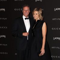 Will Ferrell y Viveca Paulin en la gala LACMA Art + FIlm 2014