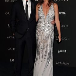 Rande Gerber y Cindy Crawford en la gala LACMA Art + FIlm 2014