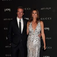 Rande Gerber y Cindy Crawford en la gala LACMA Art + FIlm 2014