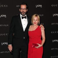 Eric White y Patricia Arquette en la gala LACMA Art + FIlm 2014