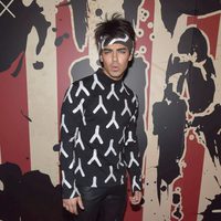 Joe Jonas disfrazado de Zoolander en la fiesta de Halloween de Heidi Klum