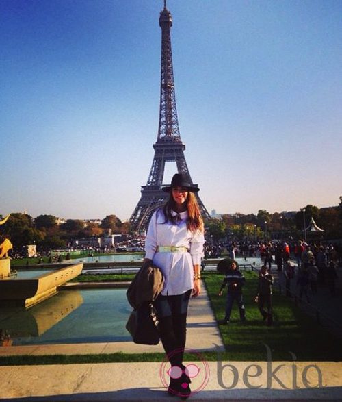 Paula Echevarría disfrutando del encanto de París