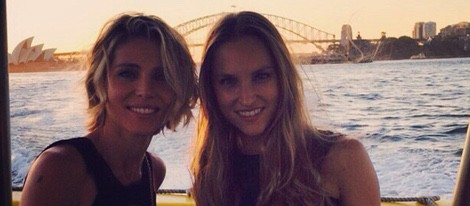 Elsa Pataky con su prima en Sydney