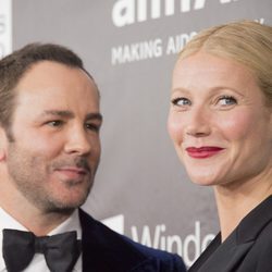 Tom Ford y Gwyneth Paltrow en la gala 'amfAR' de Los Ángeles