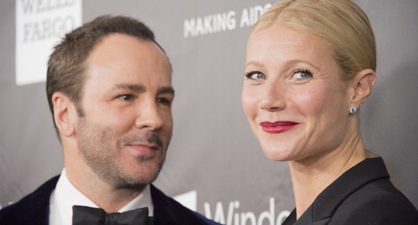 Tom Ford y Gwyneth Paltrow en la gala 'amfAR' de Los Ángeles