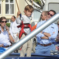 Luis Alfonso de Borbón y Margarita Vargas en Mijas