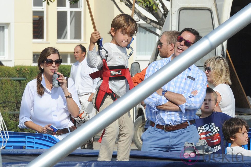 Luis Alfonso de Borbón y Margarita Vargas en Mijas