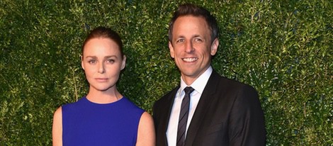 Seth Meyers y Stella McCartney en la entrega de los CFDA 2014 / Vogue Fashion Fund