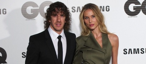 Carles Puyol y Vanesa Lorenzo en los Premios GQ 2014