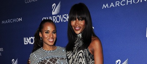 Kerry Washington y Naomi Campbell en la entrega de los Premios ACE 2014