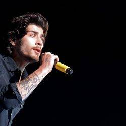 Zayn Malik durante un concierto en Pasadena el 10 de septiembre de 2014