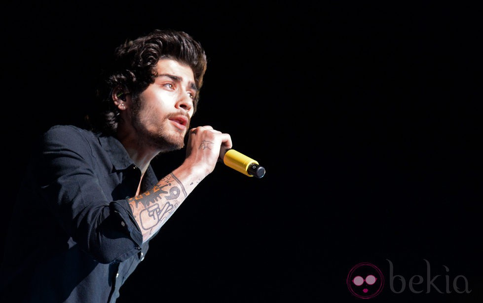 Zayn Malik durante un concierto en Pasadena el 10 de septiembre de 2014