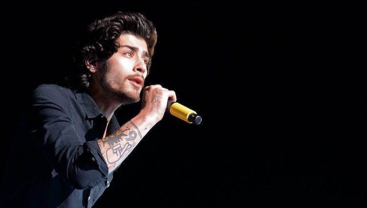 Zayn Malik durante un concierto en Pasadena el 10 de septiembre de 2014