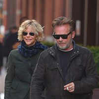 Meg Ryan y su novio pasean por Nueva York tras su reciente reconciliación