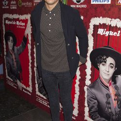 Abraham García en el estreno de 'Miguel de Molina al desnudo'