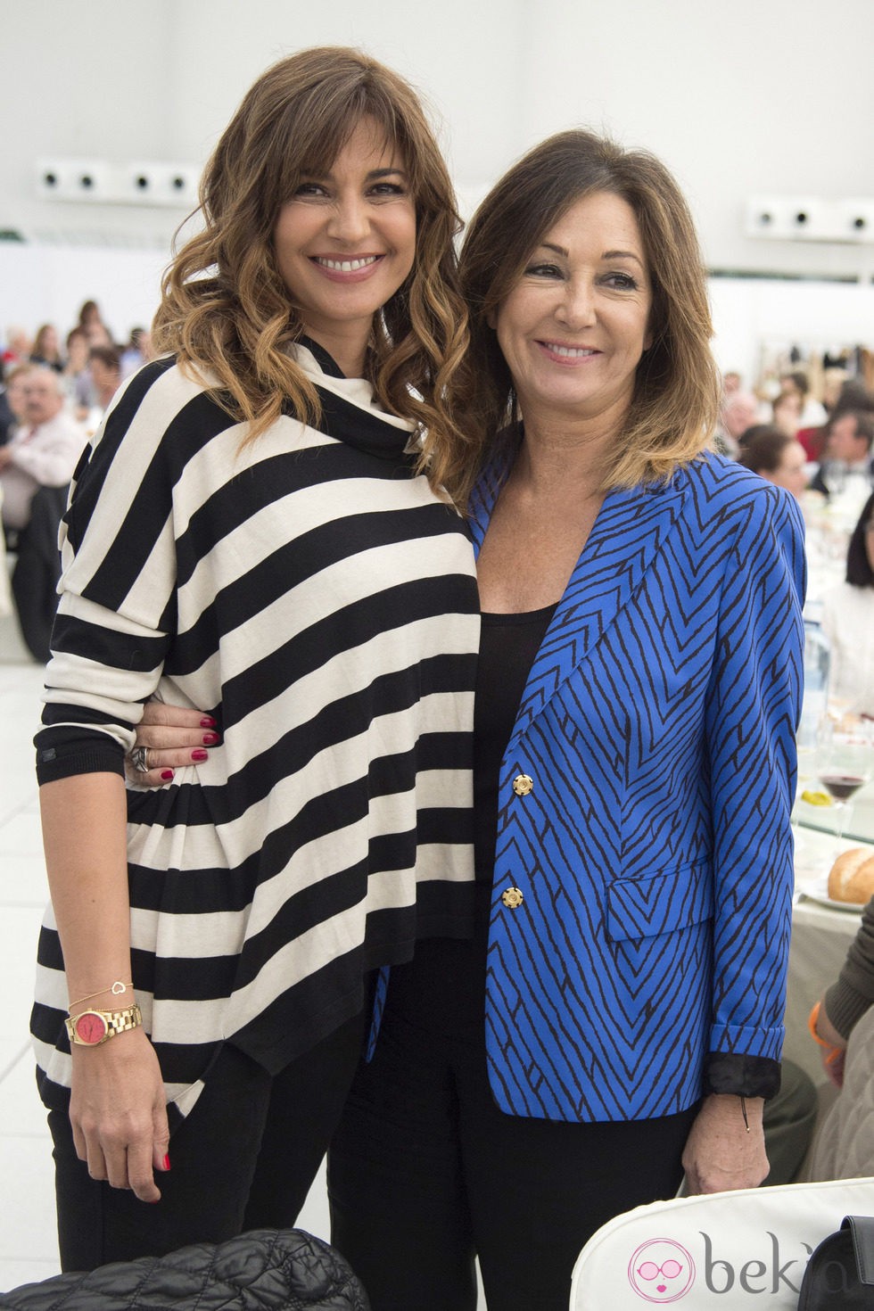 Mariló Montero y Ana Rosa Quintana en un almuerzo en homenaje al Padre Ángel