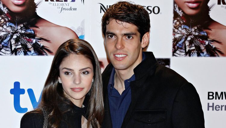 Kaká y Caroline Celico