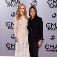 Keith Urban y Nicole Kidman en la entrega de los premios CMA Awards 2014