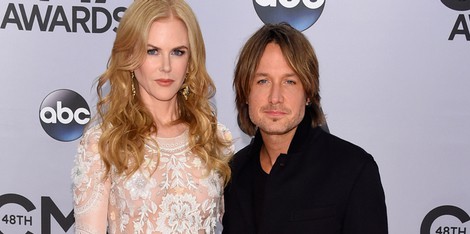 Keith Urban y Nicole Kidman en la entrega de los premios CMA Awards 2014