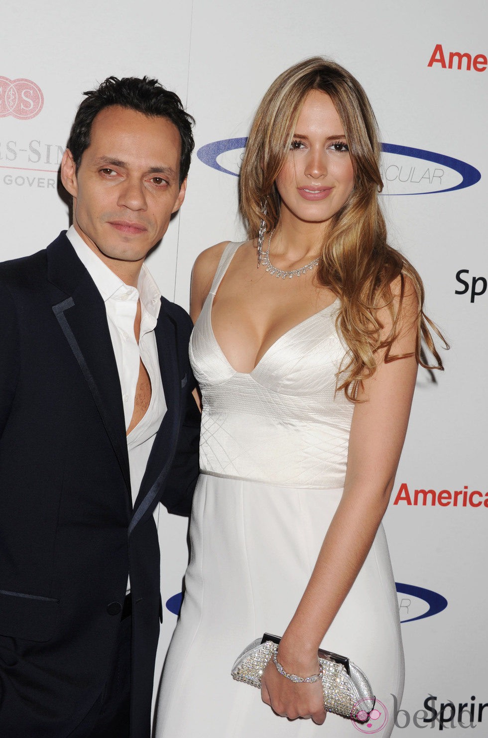 Marc Anthony y Shannon De Lima en el 27 aniversario de 'Deportes Espectaculares'