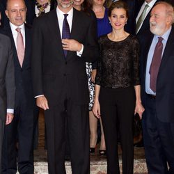 Los Reyes Felipe y Letizia en la entrega del Premio 'Francisco Cerecedo' 2014