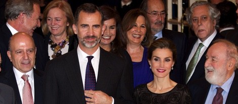 Los Reyes Felipe y Letizia en la entrega del Premio 'Francisco Cerecedo' 2014