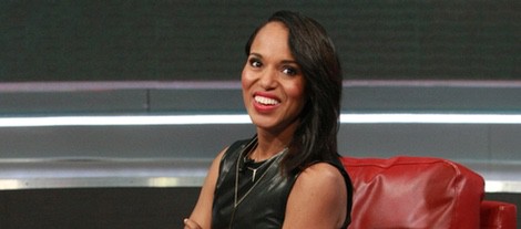 Kerry Washington durante una entrevista en televisión