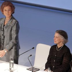 La Reina Sofía e Irene de Grecia en la entrega del Premio BMW de Pintura 2014