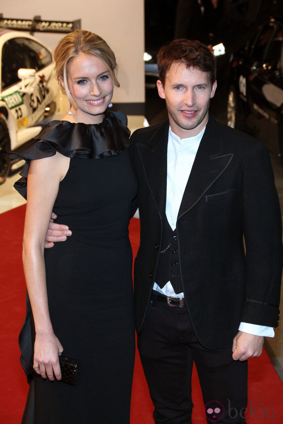 James Blunt y Sofia Wellesley en la entrega de premios GQ en Berlín